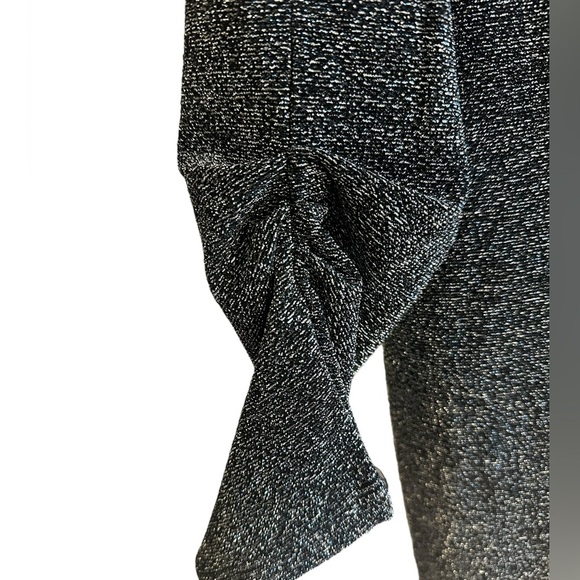 NWT Steve Madden Mirabelle One Shoulder Mini Dress in Black/ Silver Size Medium - Picture 3 of 3